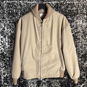 Vintage 70s Zero King Harrington Style Bomber Faux Fur Lined Talon Zipper Jacket